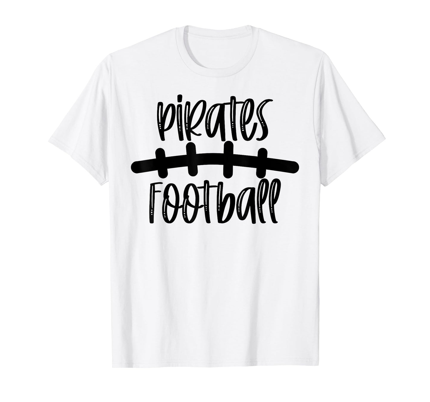 Pirates Football School Spirit Team Mascot Game Night T-Shirt