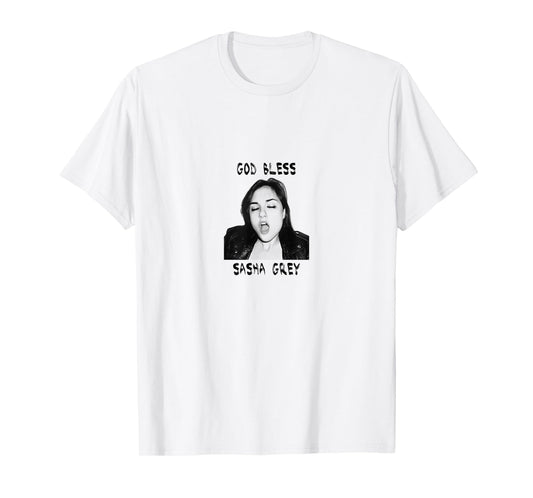 God Bless Sasha Grey Tshirt (Unisex) T-Shirt