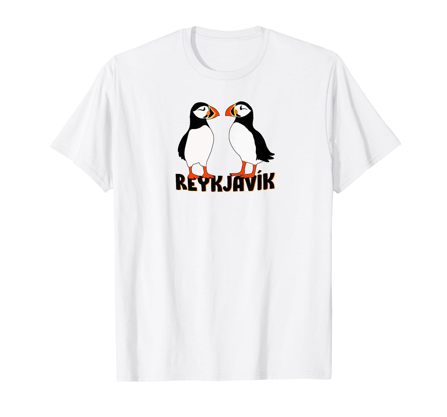 Two Cute puffins from Reykjavík Iceland T-Shirt