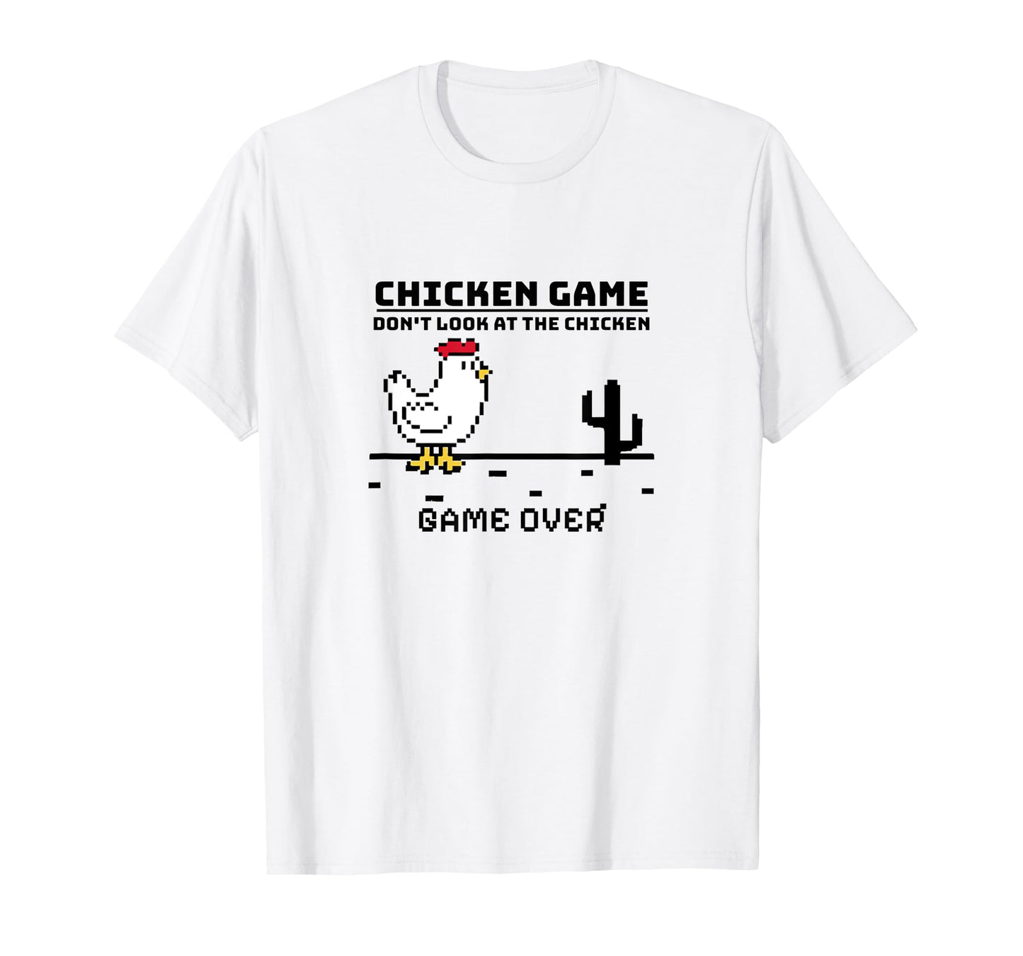Chicken-Game Funny Game T-Shirt