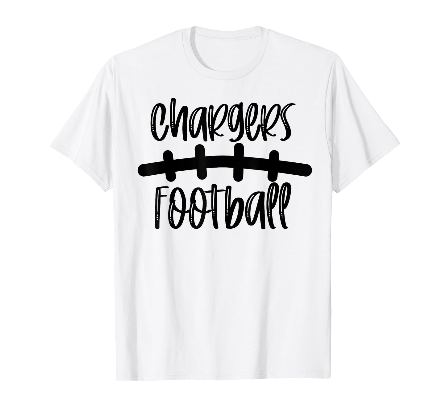 Chargers Football School Spirit Team Mascot Game Night T-Shirt