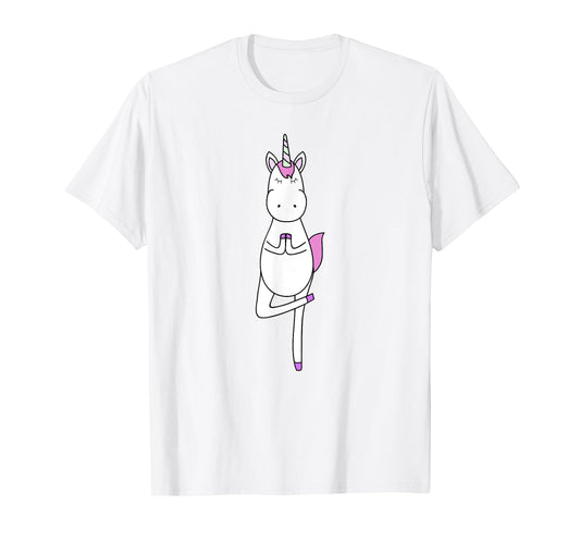 Namaste Yoga Unicorn Magic | Yoga Unicorn T-Shirt & Gift T-Shirt