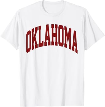 Retro Oklahoma Throwback Souvenir Oklahoma Tee Red Classic T-Shirt