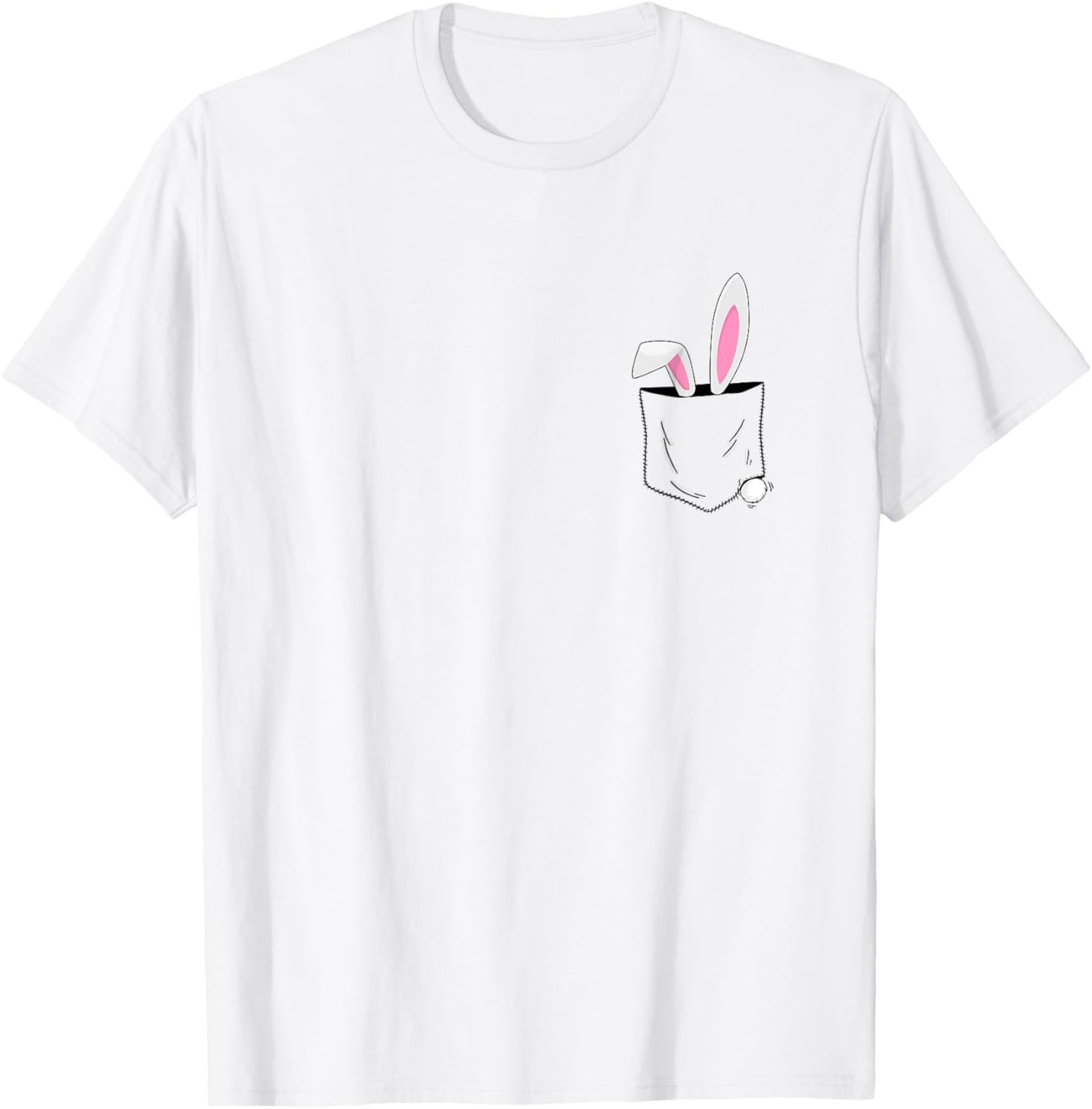 Easter bunny ears in pocket funny easter outfit for Easter T-Shirt
