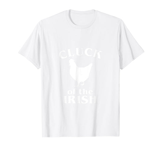 Funny St. Saint Patrick's Day Cluck Of The Irish Chicken T-Shirt