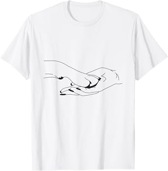 Paw Human Hand Dog Owner Dog Lover Dog T-Shirt