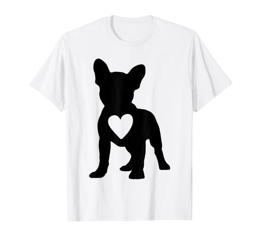 Love Frenchie Dogs Heart French Bulldog Dog Owner Men Women T-Shirt
