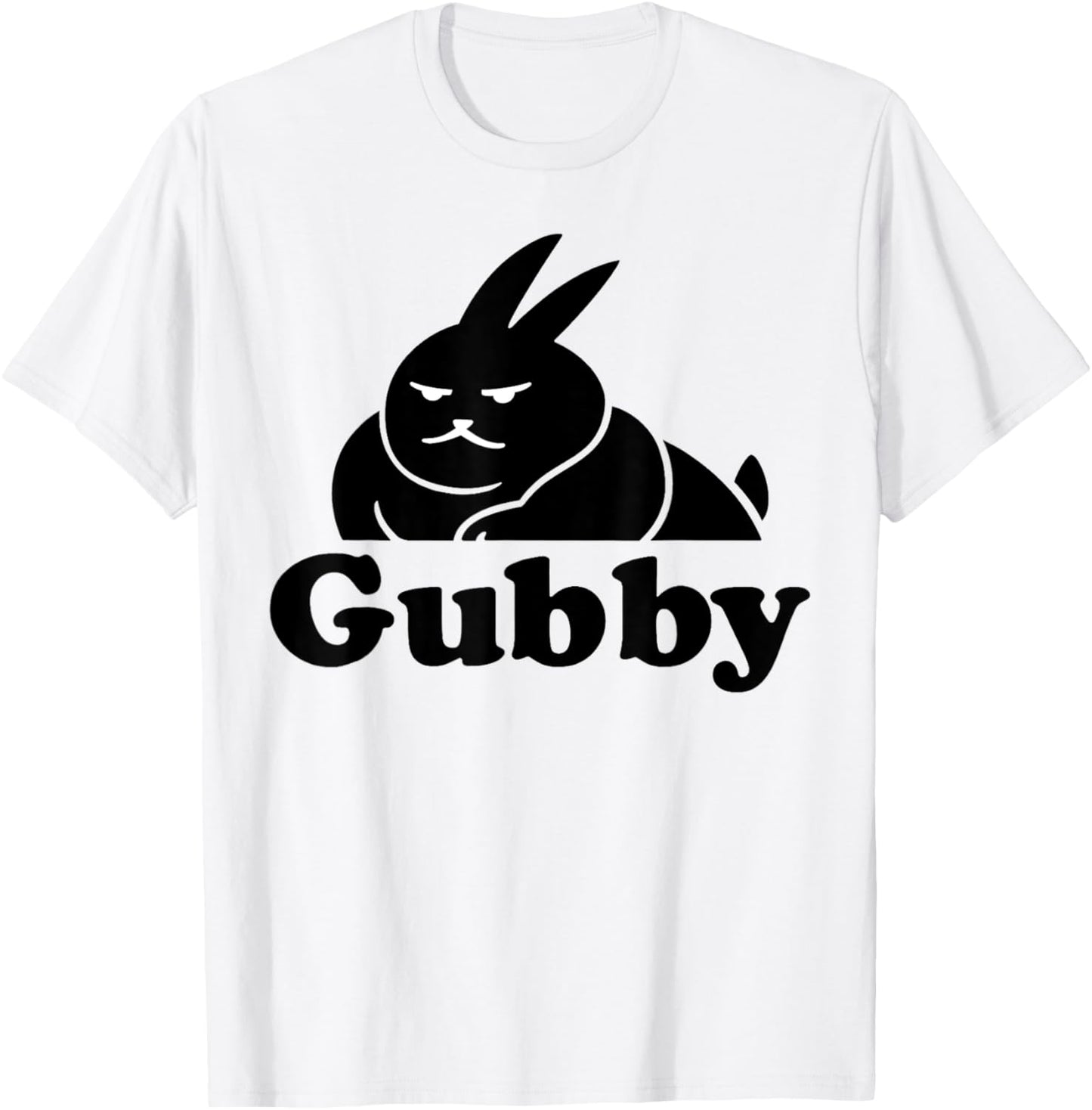 Gubby Funny Bunny Meme Angry Cute Rabbit Face T-Shirt
