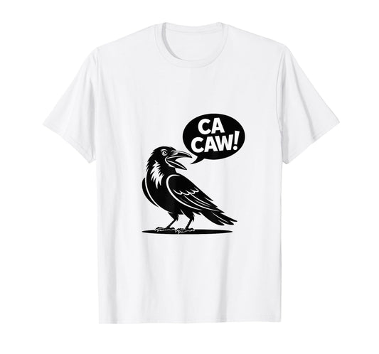 Funny Blackbird Crow Ca Caw Bird Watching T-Shirt