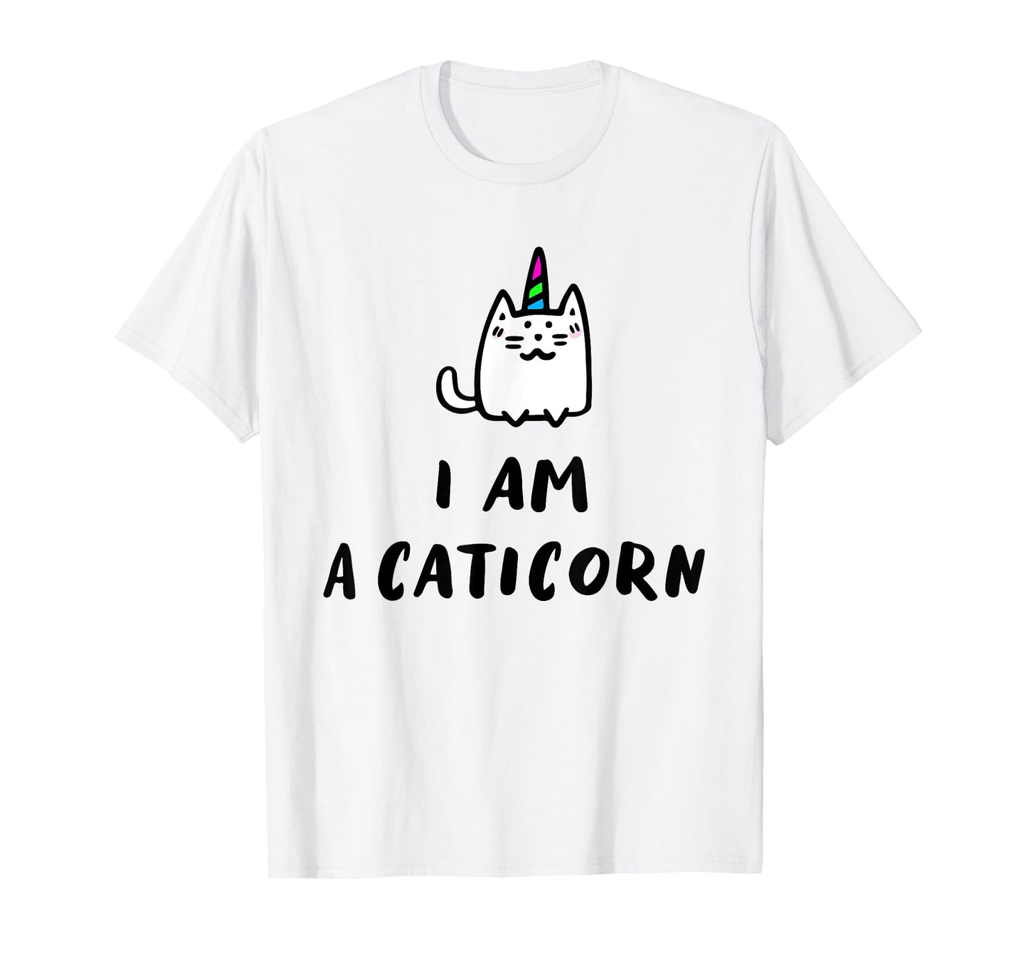 Unicorn Cat I'm a Caticorn Funny Kitty T-Shirt