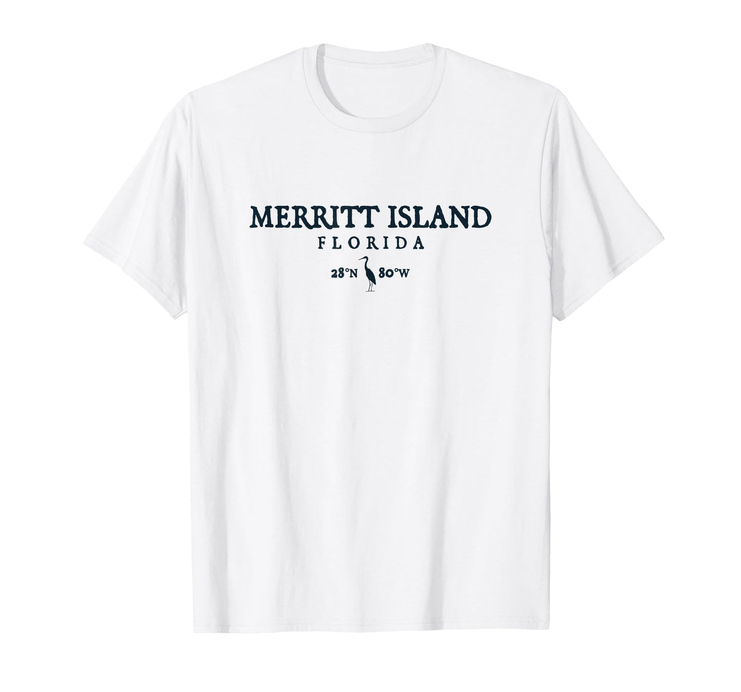 Merritt Island Florida Palm Tree Surf Beach Gift Tee Men Women T-Shirt