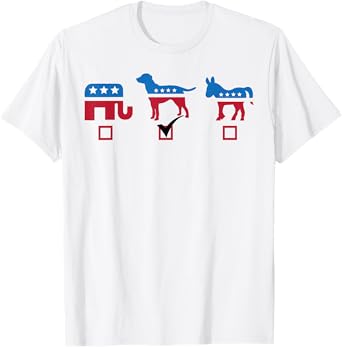 Elephant Dog Donkey Choose My Dog Would Do A Better Job T-Shirt