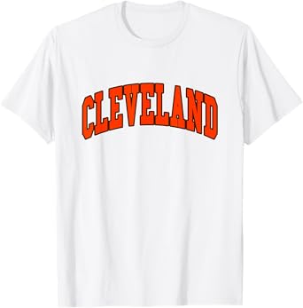 CLEVELAND - Throwback Design - Classic T-Shirt