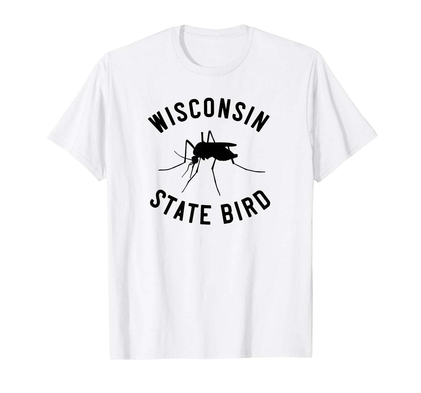 Classic Wisconsin Mosquito State Bird T-Shirt