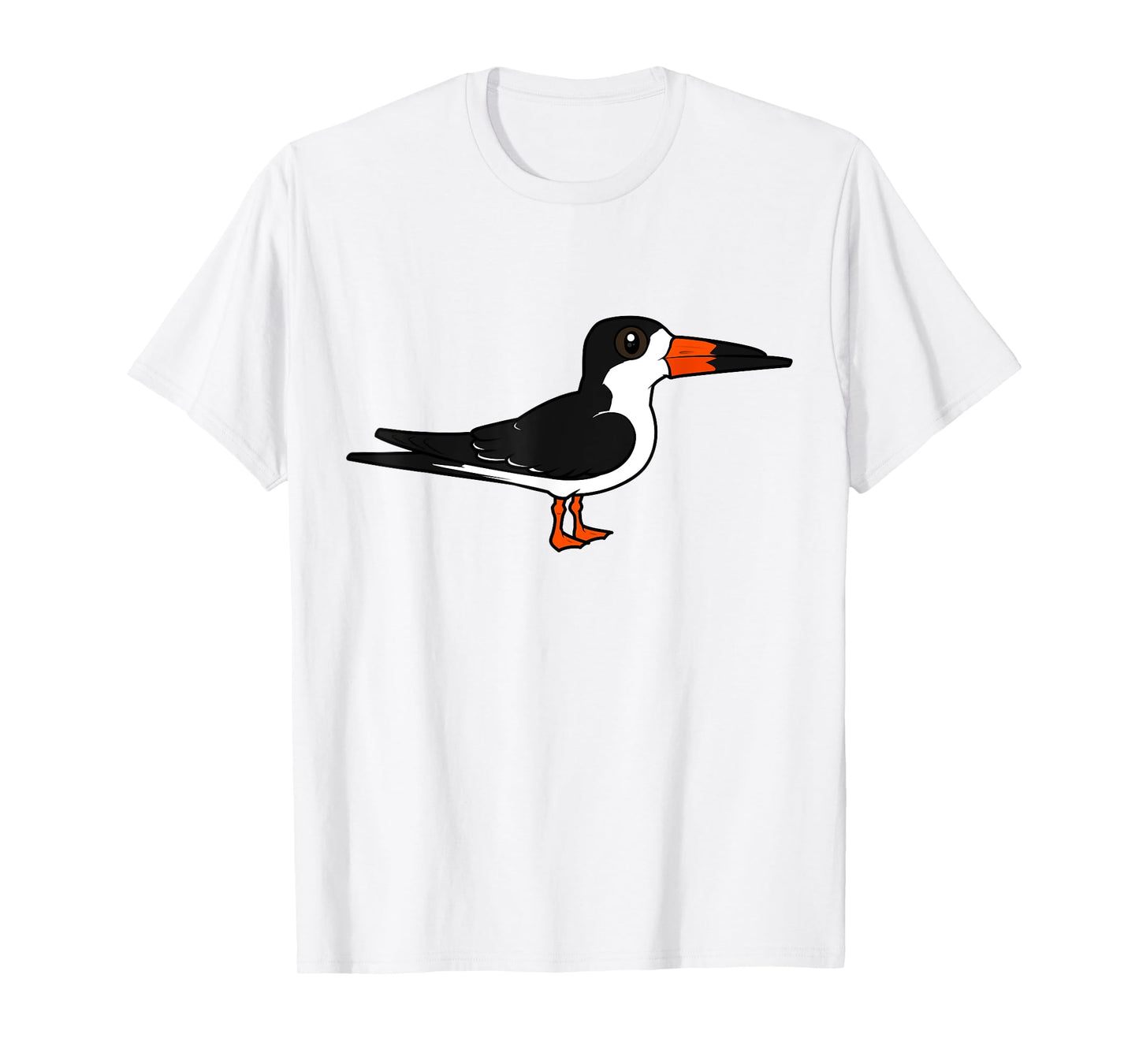Cute Cartoon Black Skimmer Unique Shorebird Birdorable Bird T-Shirt