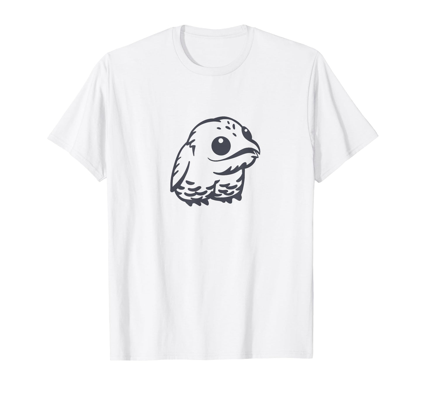 Potoo, cute and weird bird. Stylized art for Urutau lovers T-Shirt