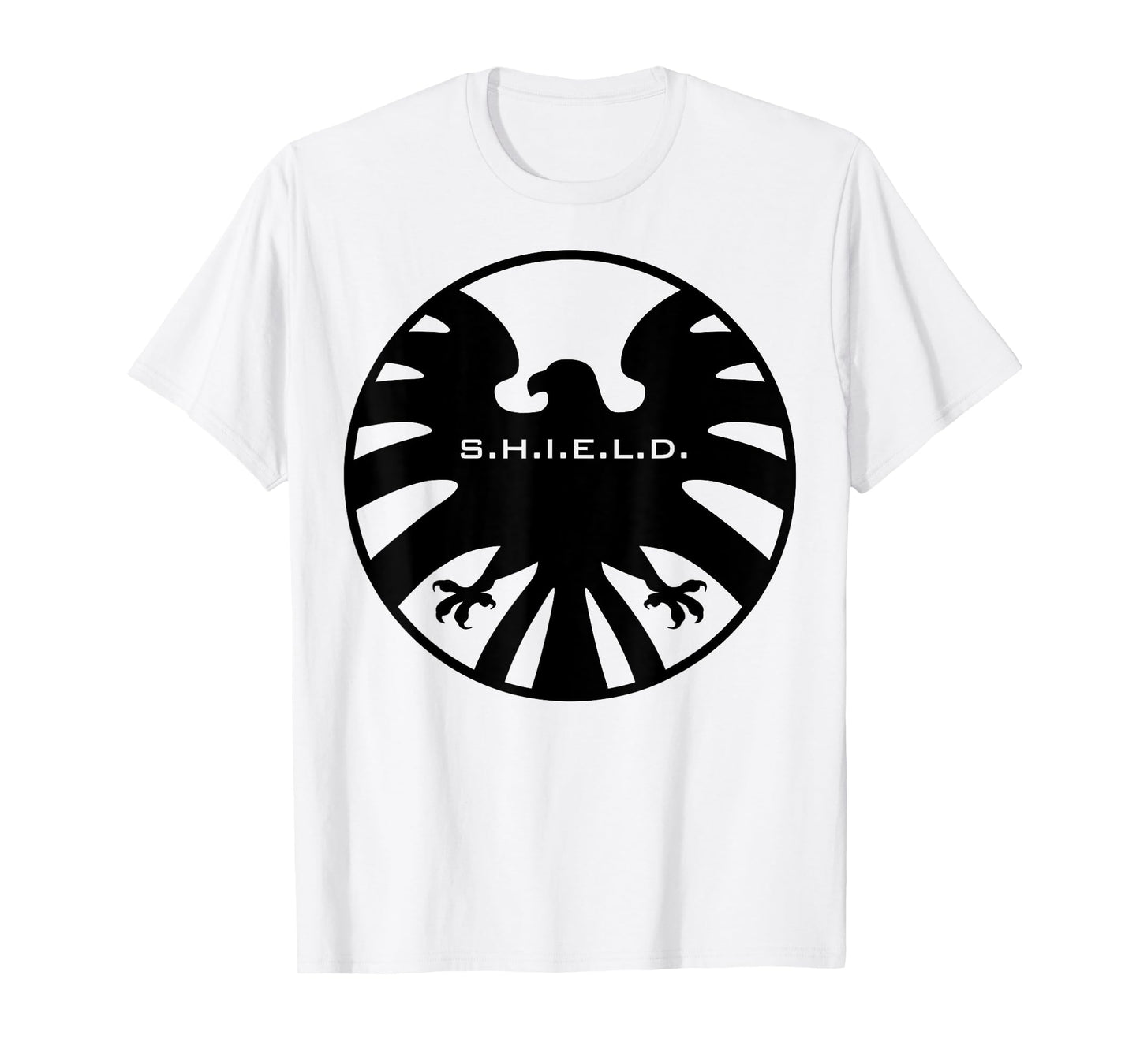 Marvel Agents of S.H.I.E.L.D. Black Out Eagle Badge T-Shirt