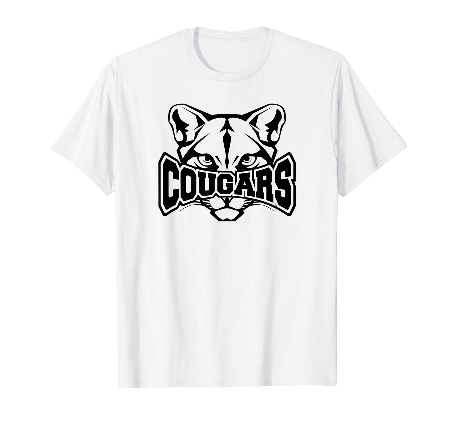 Cougars Teacher Student School Sports Fan Team Spirit T-Shirt