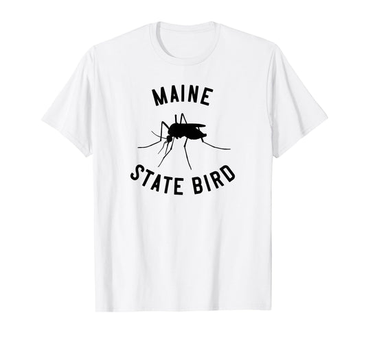Classic Maine Mosquito State Bird T-Shirt