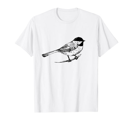 Chickadee Bird Nature Lover Birding T-Shirt
