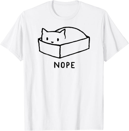 Fox Shiver Nope Cat Nap Graphic T-Shirt