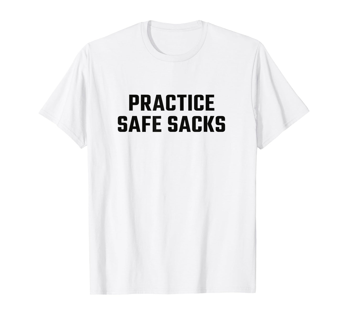 Practice Safe Sacks, Lazy Halloween Football T-Shirt