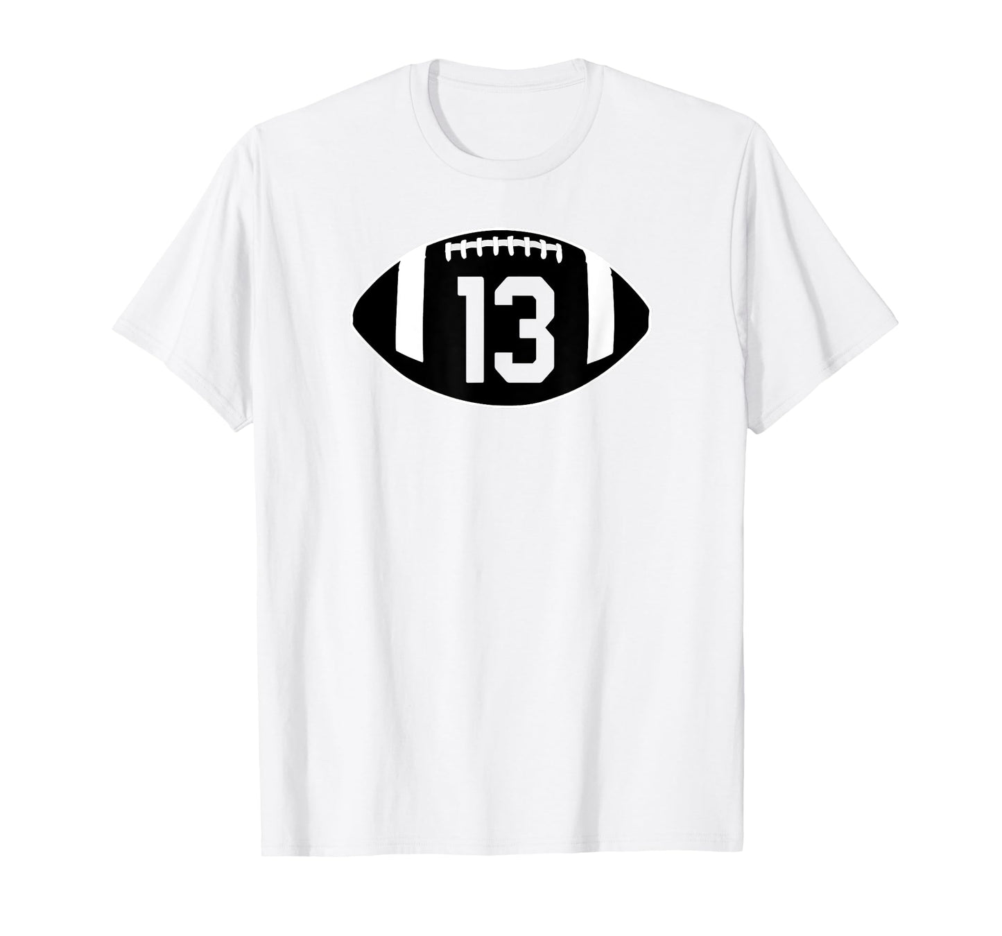 Football Jersey Number 13 Jersey T-Shirt Art-Player Number T-Shirt