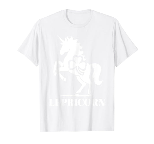 Lepricorn Shirt Unicorn St Patricks Day Boys Girls Kids T-Shirt