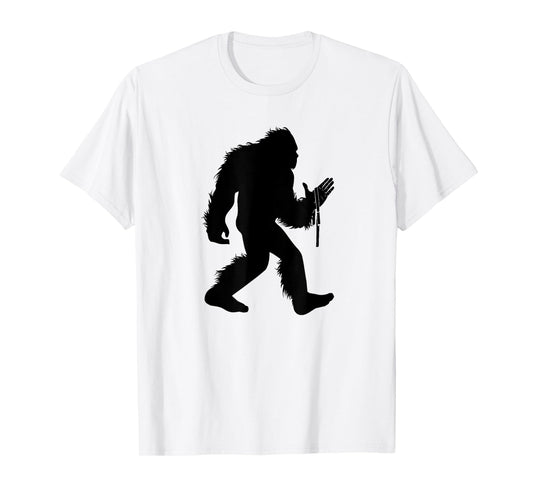Arm Wrestling Bigfoot Armwrestling Sasquatch Arm Wrestler T-Shirt
