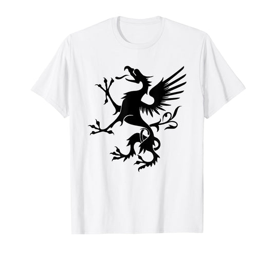 Snallygaster T-Shirt American Folklore Maryland Dragon Tee T-Shirt