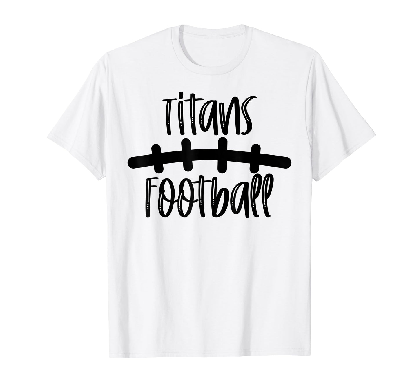 Titans Football School Spirit Team Mascot Game Night T-Shirt