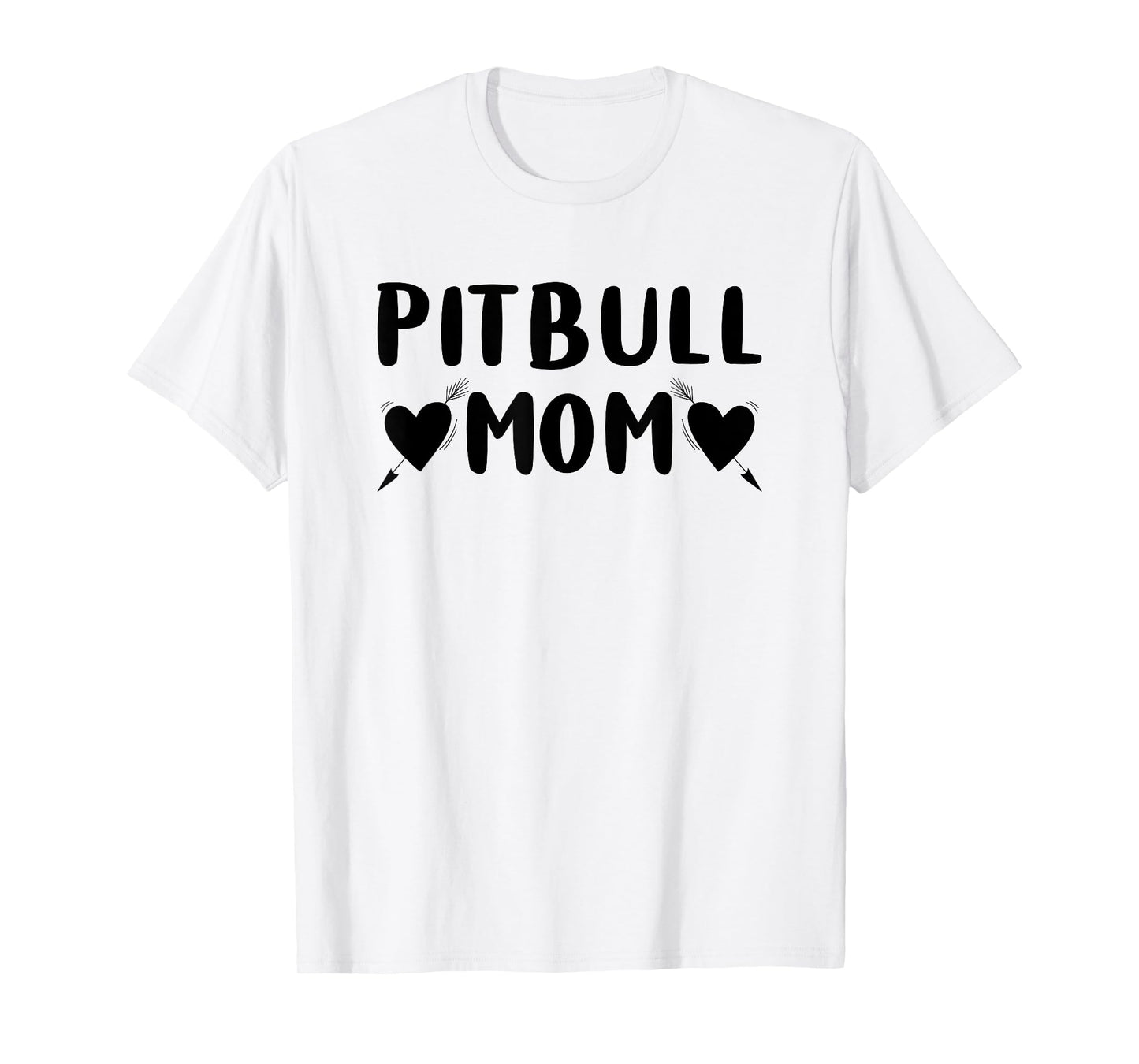 Mama Pitbull Shirt Womens Pajama Funny Gift Idea Mom Tshirts T-Shirt