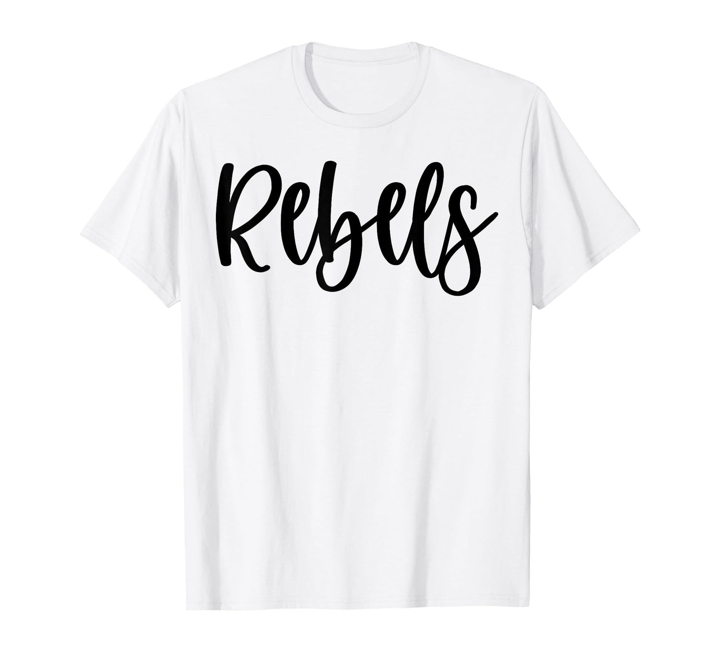 Rebels School Spirit Team Mascot Game Night T-Shirt