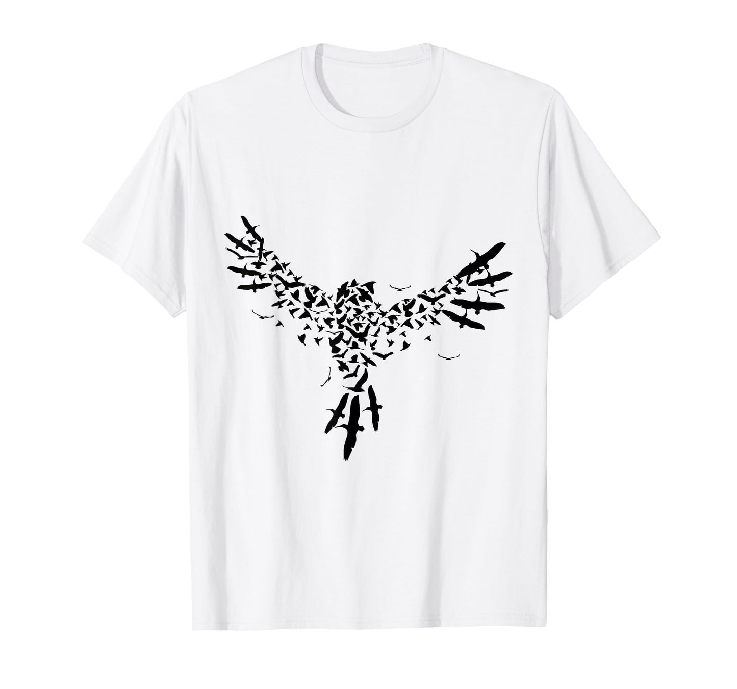 Eagle Flying Blackbirds Formation T-Shirt T-Shirt