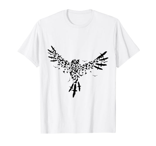 Eagle Flying Blackbirds Formation T-Shirt T-Shirt