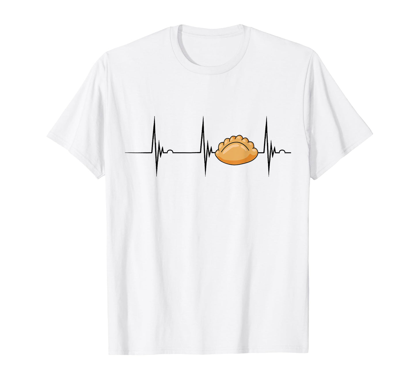 Party Food Mexican Empanadas Heartbeat EKG Pulse Empanada T-Shirt