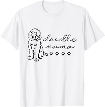 Doodle Mama Labradoodle Golden Gift Doodle Dog Lover Mom T-Shirt