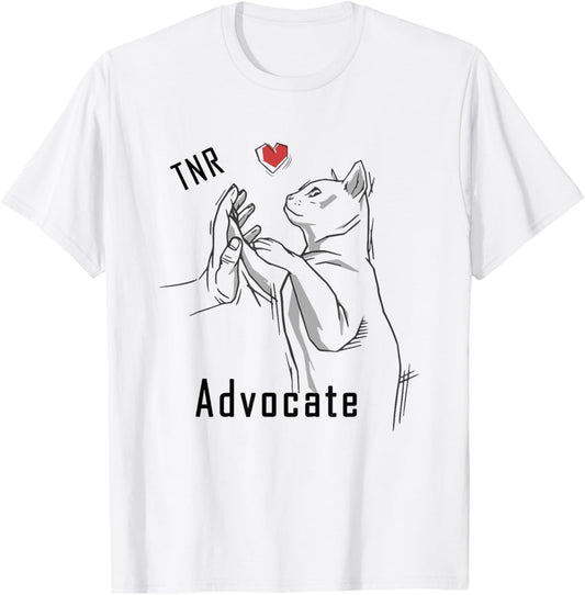 TNR Advocate Cat Trap Neuter Release Return T-Shirt