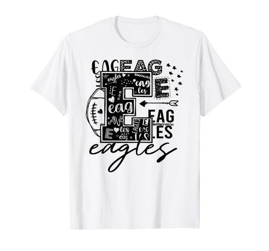 Eagles School Sports Fan Team Spirit T-Shirt