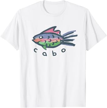 Cabo San Lucas Tropical Fish Graphic T-Shirt