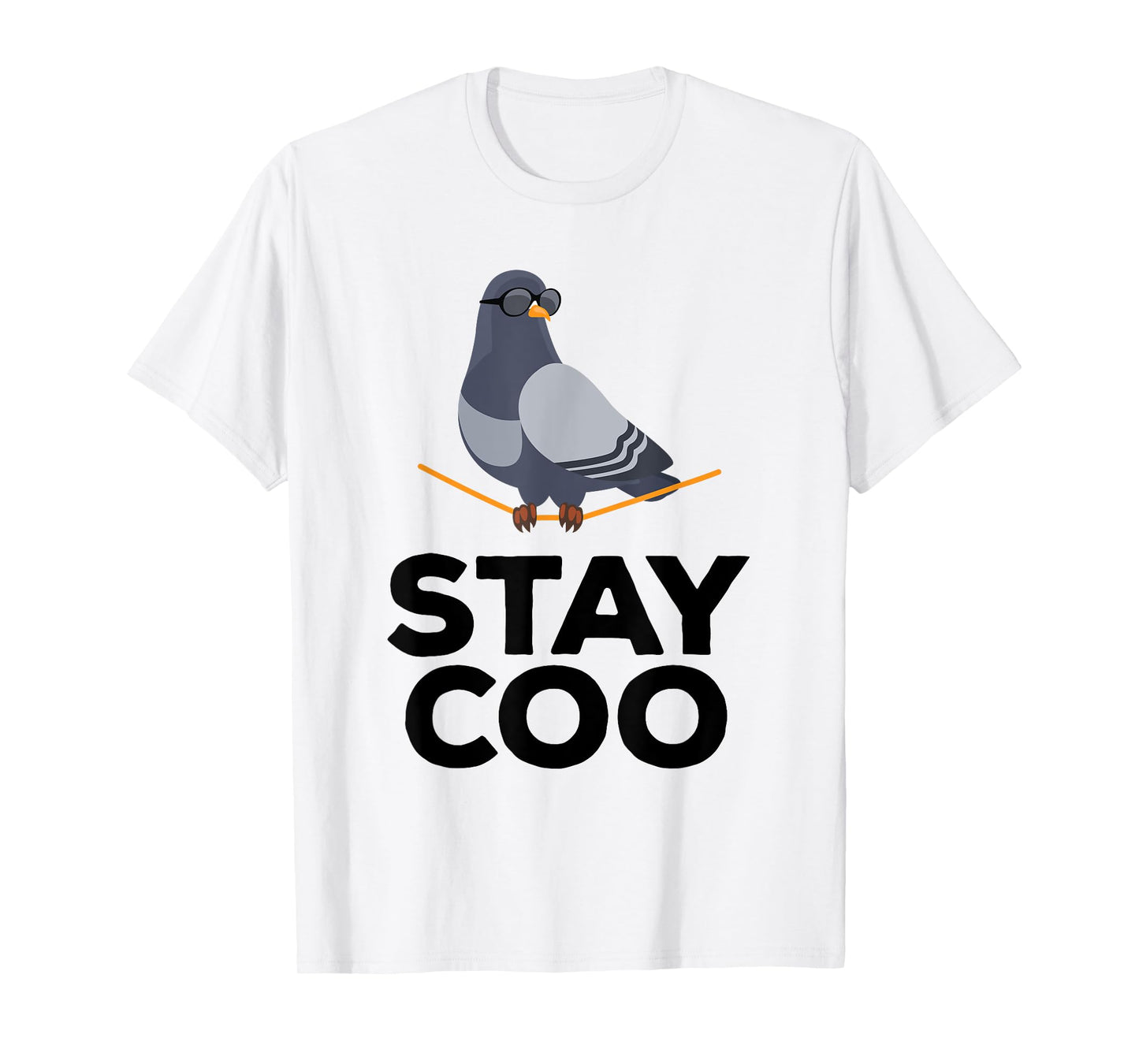 Stay Coo Bird T Shirt | Birding Funny Cool Pigeon Shirt T-Shirt