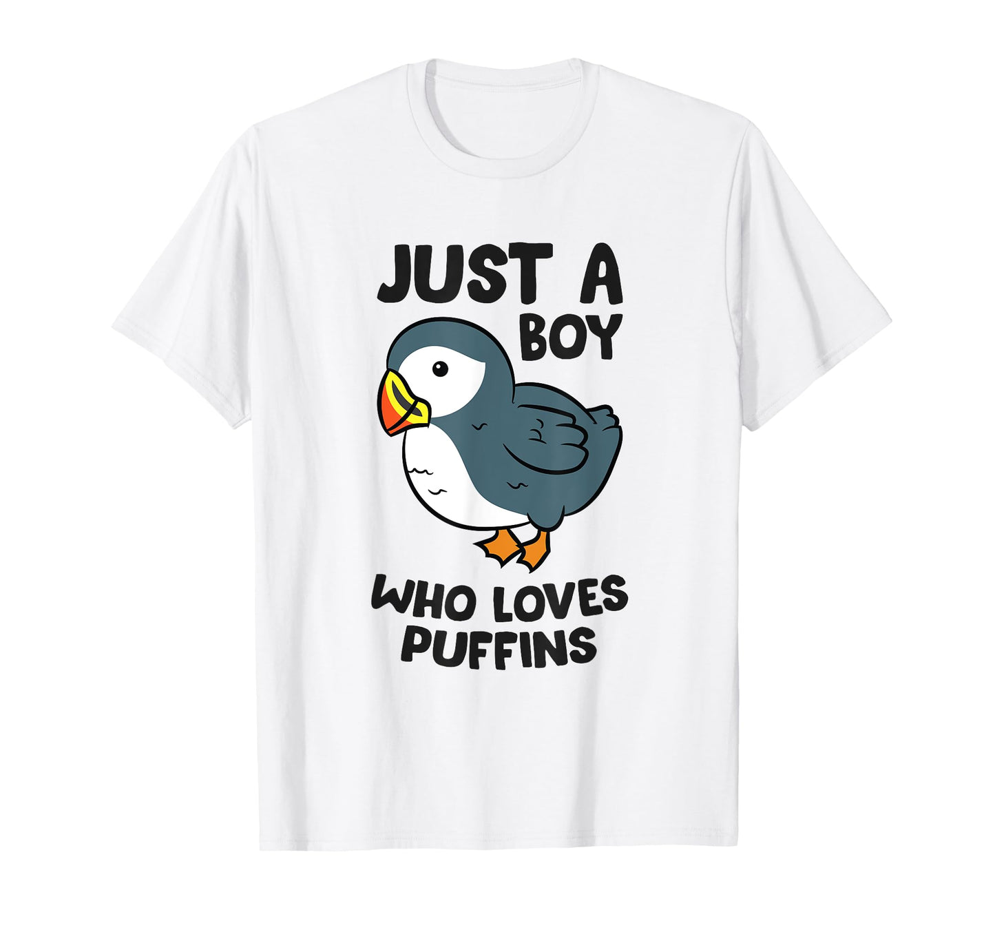 Just a Boy Who Loves Puffins T-Shirt