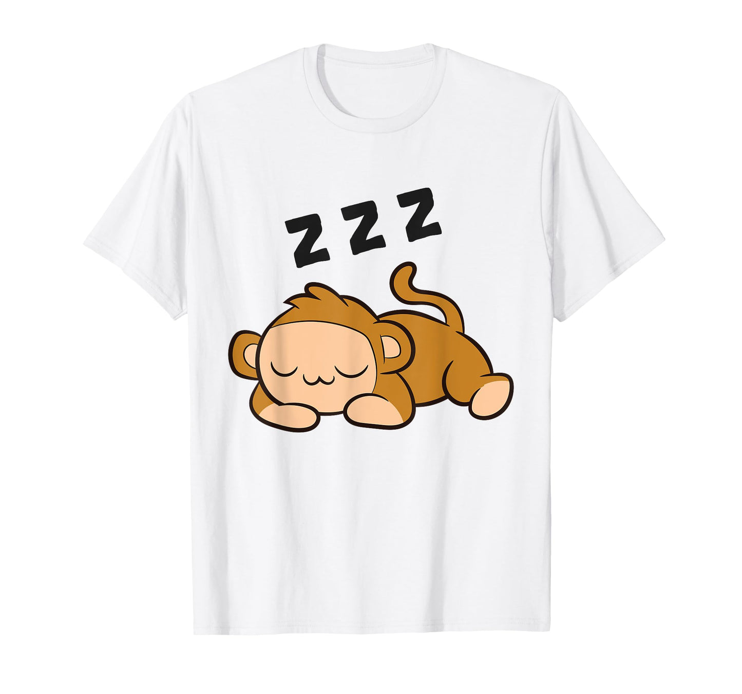 Sleeping Monkey Ape Monkey Pajama Cute Monkey T-Shirt