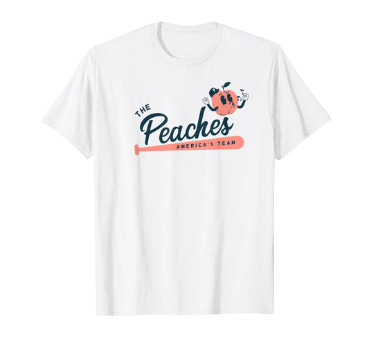 The Peaches - Softball and Baseball Custom Jersey T-Shirt