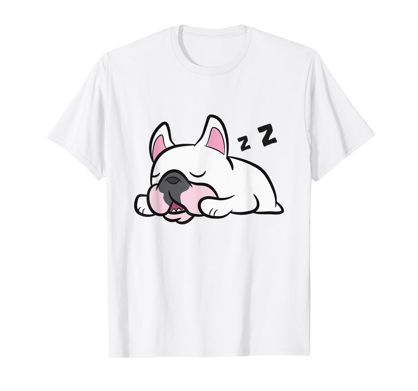French Bulldog Puppy Sleeping Tired French Bulldog Men Women Girls Kids T-Shirt