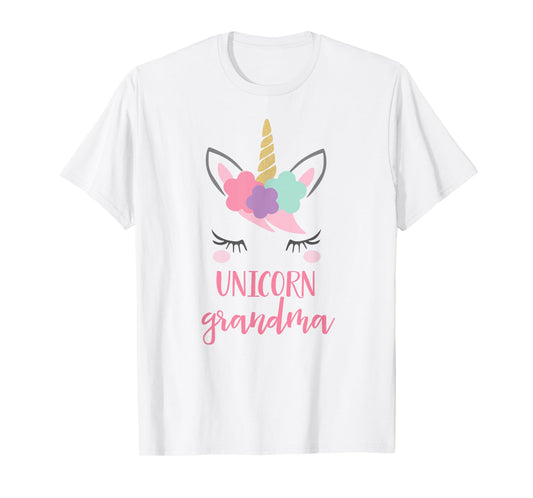 Unicorn Grandma Shirt, Grandma of the Birthday Girl Gift