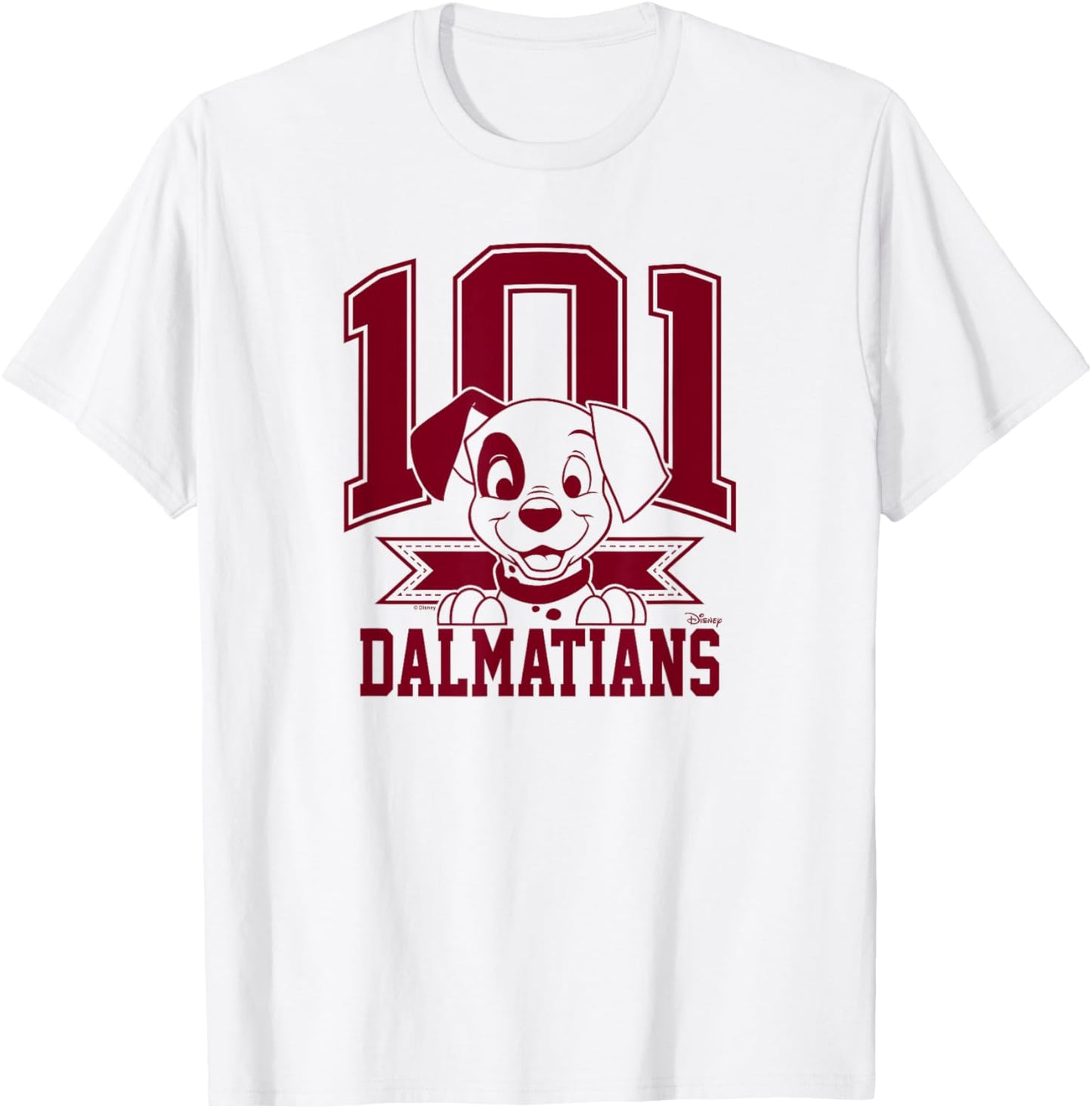 101 Dalmatians - Spot Puppy Character Collegiate T-Shirt