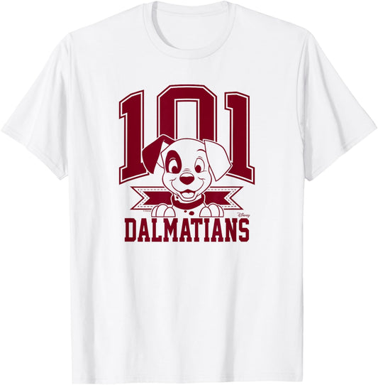 101 Dalmatians - Spot Puppy Character Collegiate T-Shirt