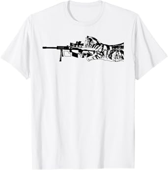 Scout Snipurr Funny Cat Sniper T-Shirt for Men Women