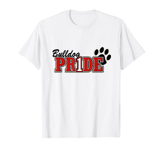 "Bulldog Football" T-Shirt for Sports Fans T-Shirt